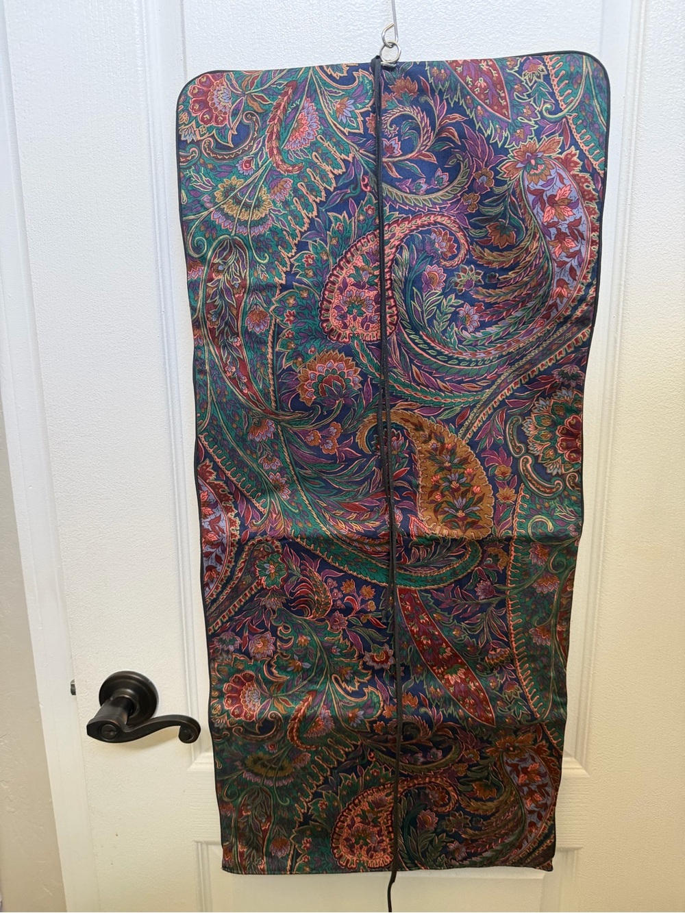 Vintage paisley travel jewelry case